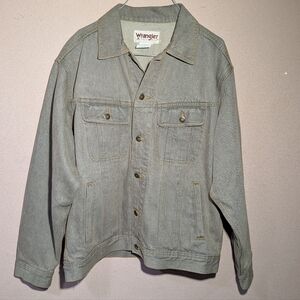Vintage Wrangler Light Gray Denim Jacket